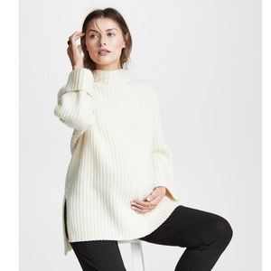 Hatch Maternity Women’s THE CABIN SWEATER Vanilla Size O/S